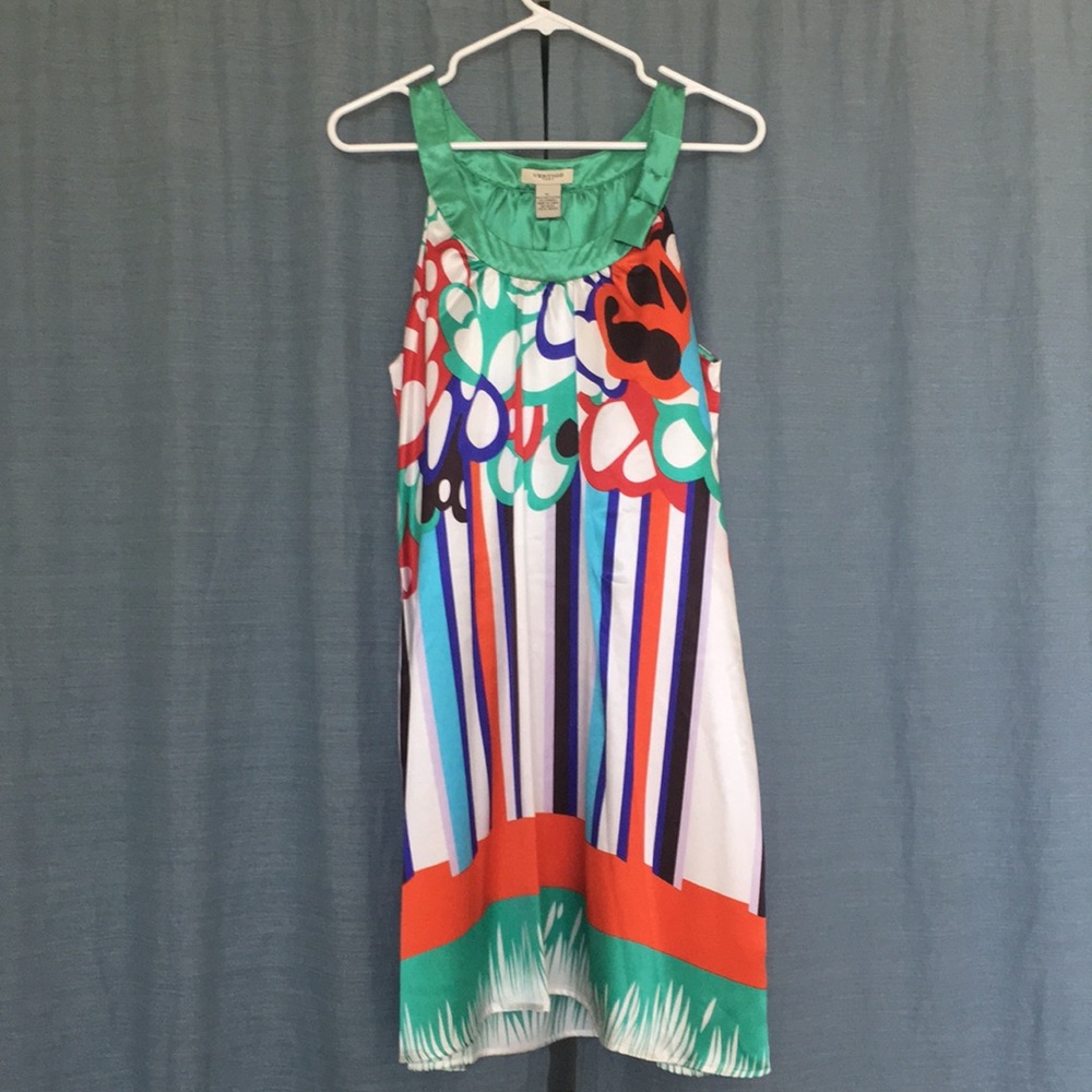 Vertigo Paris Tropical Patterned Dress XL